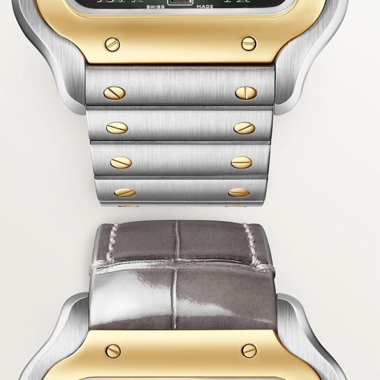 Cartier Santos de Cartier Large Automatic 40 mm Yellow Gold and Stainless Steel W2SA0030 image number 3